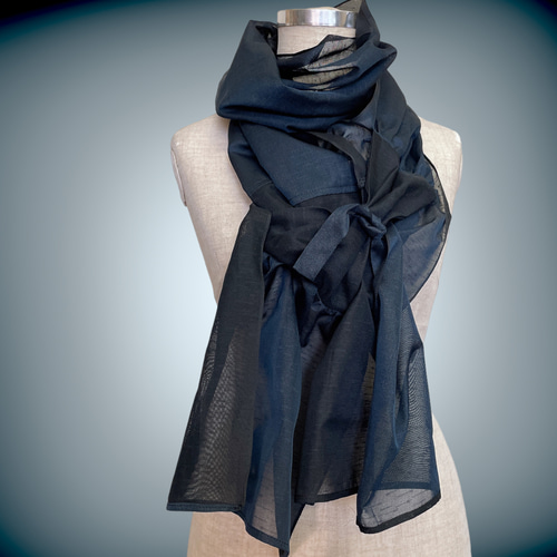 いすず織反物仕立て 透け感かわいいフォーマル ショール 着物リメイクJ70216 いすず織反物仕立て 透け感かわいいフォーマル ショール 着物リメイク