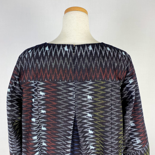 本場伊予絣ゆったり ワンピース ＆バッグのセット ワンピース アトリエ