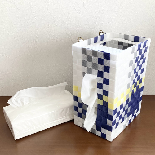 PPバンド＊ダストボックス付きティッシュケース その他