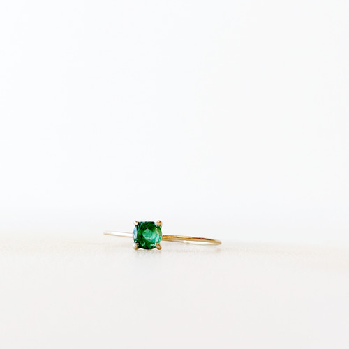 k10 10k エメラルド リング 天然石 リング 天然石 指輪 フリーサイズ