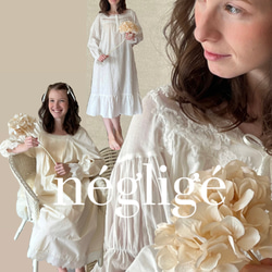 新送0】レースやリボンフリルたっぷりのネグリジェ ルームウェア