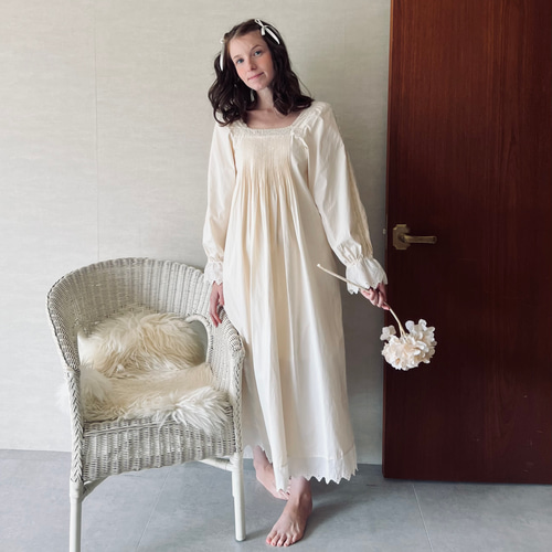 新送0】レースやリボンフリルたっぷりのネグリジェ ルームウェア