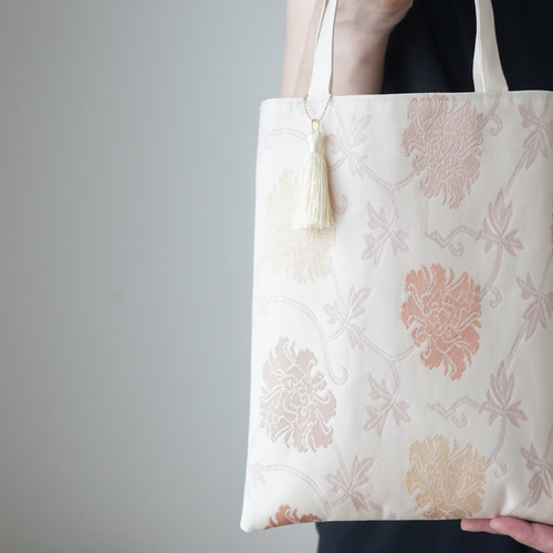 唐草模様 ランチクロス&バック ハンドメイド 和柄大判ランチクロス(2枚