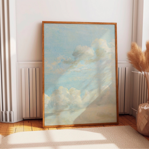 癒しの空と雲 アートポスター 2枚セット 風景画 インテリア 北欧