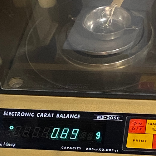 k18YG AU750 18金 ブラックダイヤモンド 0.7ct ペンダントトップ よー