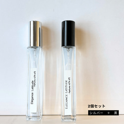 【2個セット】 香水瓶 アトマイザー ガラス製 10ml 香水 詰め替え 容器 スプレータイプ 2枚目の画像