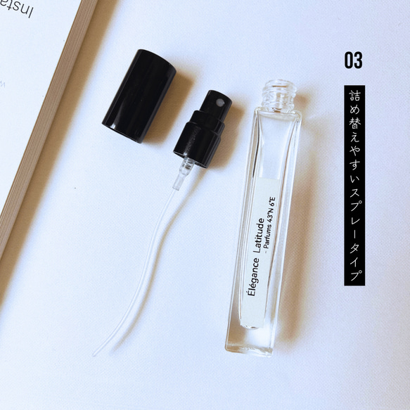 【2個セット】 香水瓶 アトマイザー ガラス製 10ml 香水 詰め替え 容器 スプレータイプ 7枚目の画像