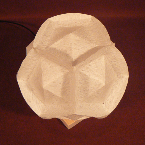 和紙の手作りランプシェード　美濃和紙使用　[ 宴 ] 3-1　癒しの一点物作品 和紙の手作りランプシェード 美濃和紙使用 [ 宴 ] 3-1 癒しの一点物