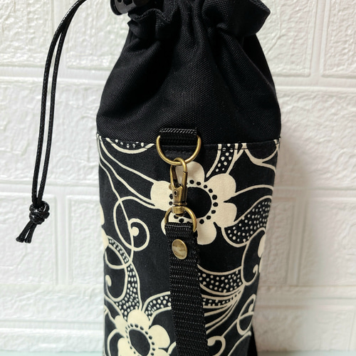 ハンドメイド ペットボトルカバー650ml アルミシートつき 花柄 水筒