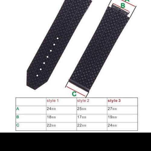 HUBLOT ウブロ 用ワニ革時計バンド手縫い時計ベルト その他