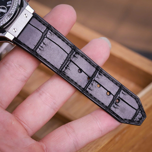 HUBLOT ウブロ 用ワニ革時計バンド手縫い時計ベルト その他