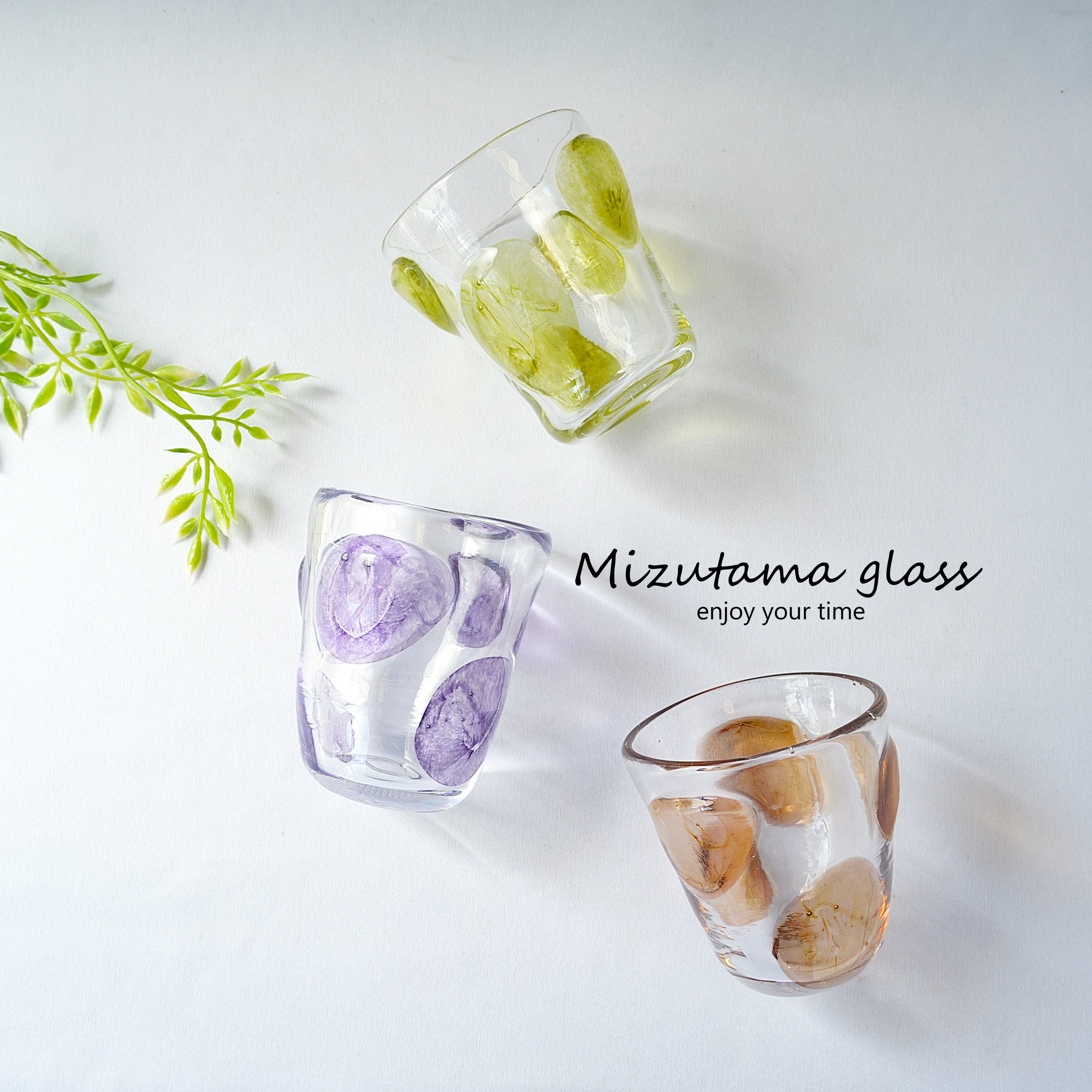 【福袋】水玉コップ/秋色3個セット