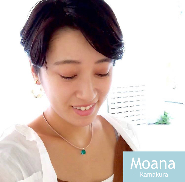 ボールチョーカー　Crystal Emerald