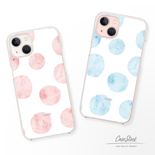 全機種対応】 水玉 スマホケース /Galaxys25 / Xperia10VI / iPhone16