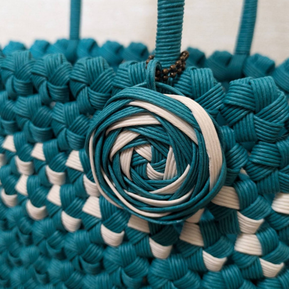 なつめやしの丸底かごバッグ ロンドRond ーコッファ イエロー かご