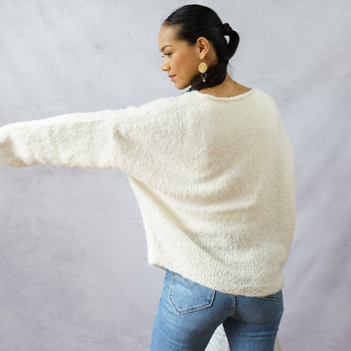 ラスト1点【即納可】スーリアルパカ・プルオーバー（S-420041-ホワイト