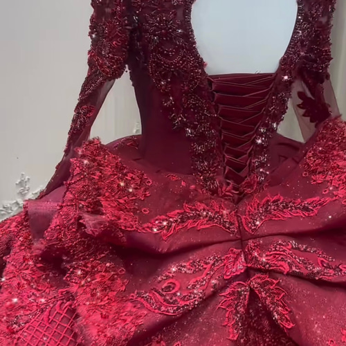 大人気！フロントリボン飾り バックリボン ワインレッド/ボルドー色