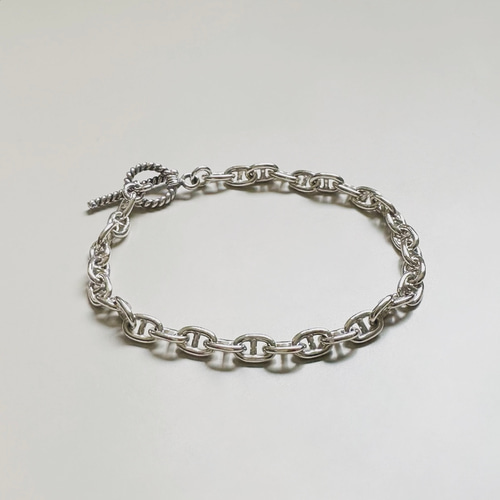 ヴィンテージ マリナーリンクブレスレット シルバー925 イタリア製