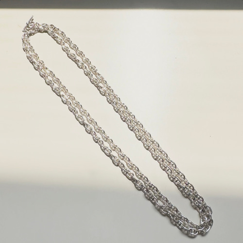 silver925ロングチェーンネックレス90cm