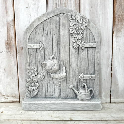 外国製 USA くまさんオブジェ壁掛け