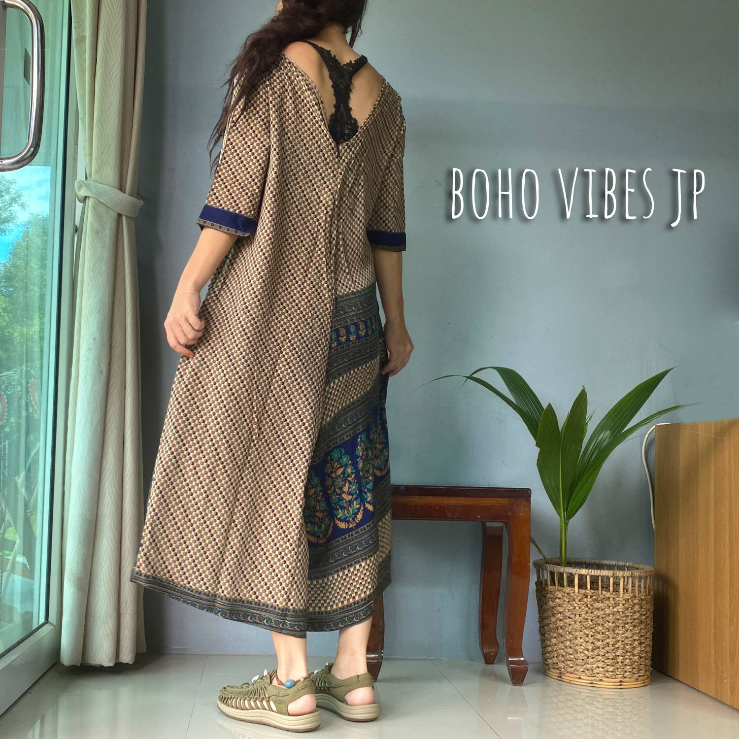 オールドシルクサリー◎オールインワンサロペット SER.12