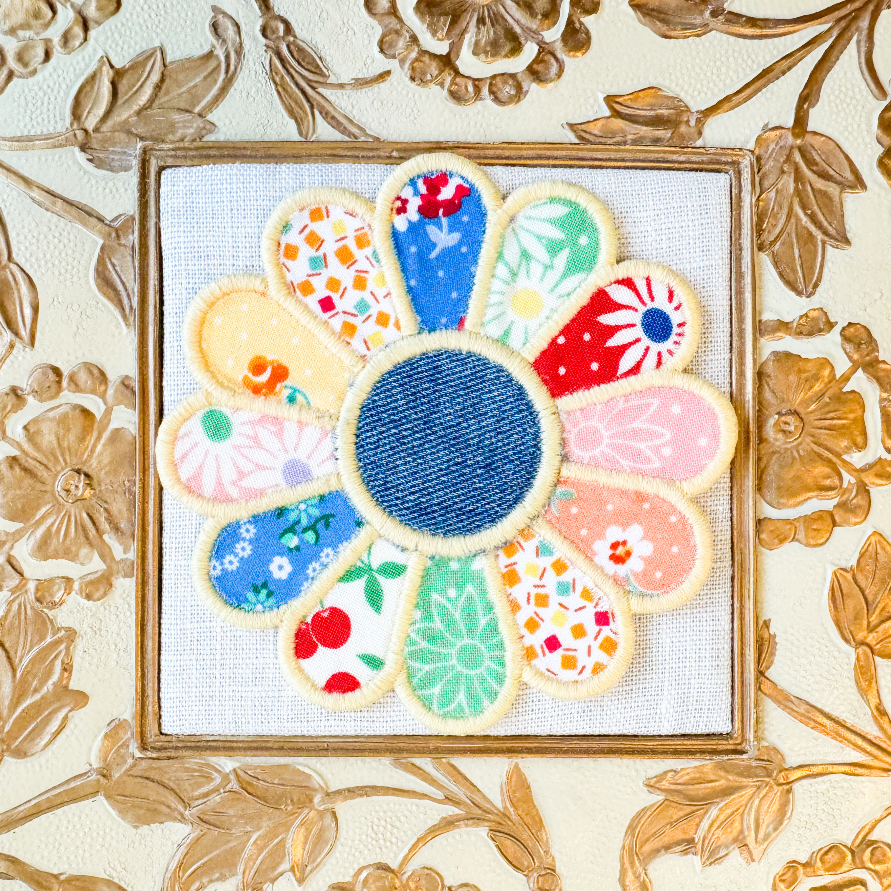 ドレスデン　アップリケ花文蓋物 Amazon.co.jp: ワッペン アイロン刺繍 MUNCVY アップリケ DIY服