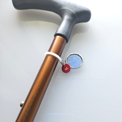 [送料無料] まんまる ガラス 傘 マーカー、アンブレラマーカー♪ 杖 や ペットボトル にもOK！ 7枚目の画像