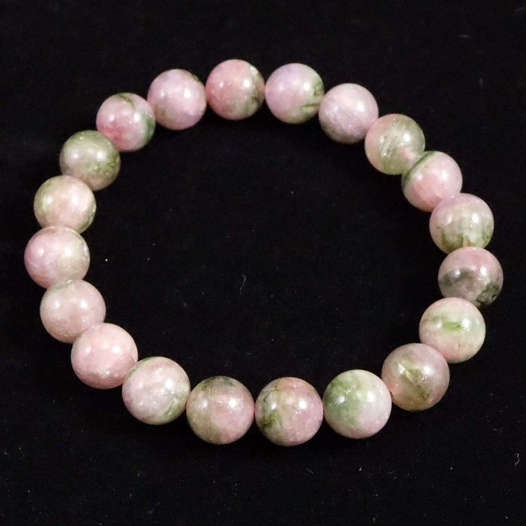 ウォーターメロン トルマリン  AA+  9.5mmブレスレット 27.4ｇ　 #86698