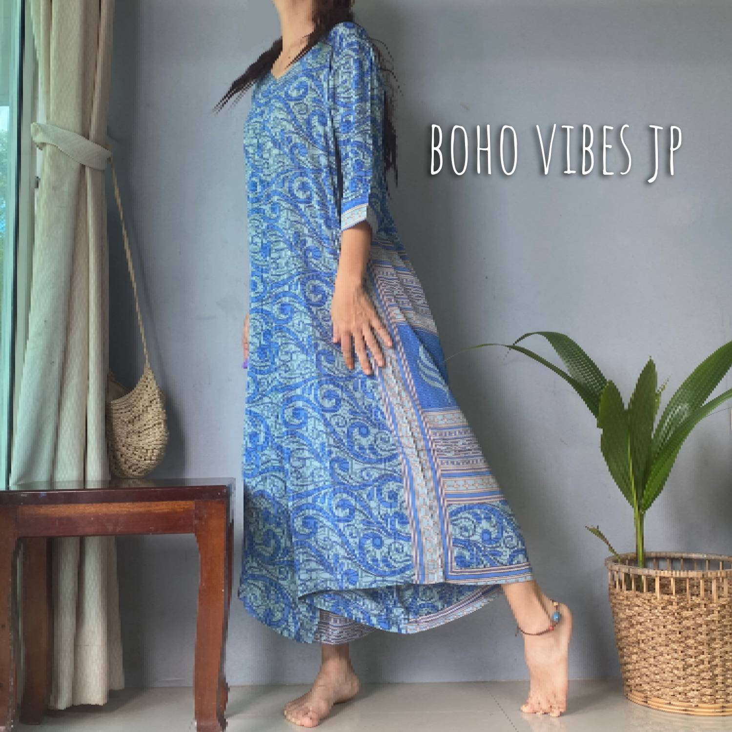 オールドシルクサリー◎オールインワンサロペット SER.14