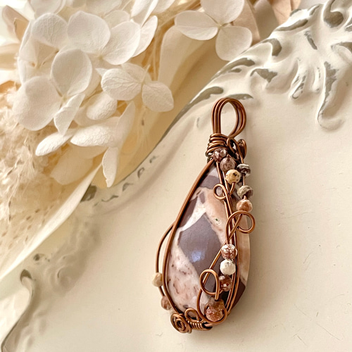 ゼブラジャスパー ペンダントトップ(天然石 天然石アクセサリー ゼブラジャスパー ペンダントトップ(天然石 天然石アクセサリー