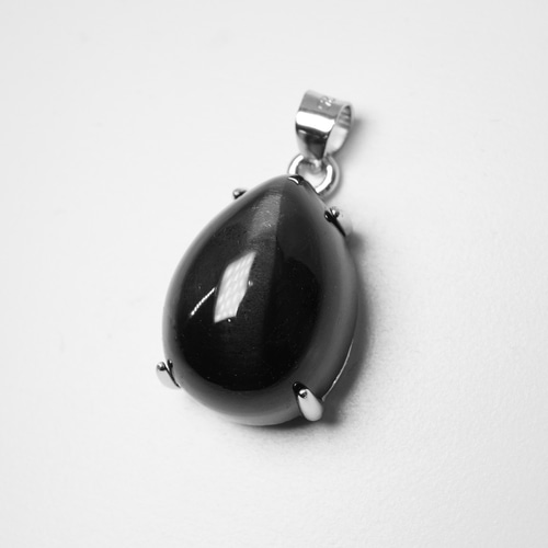 天然石 ブラックスターダイオプサイド ネックレス ペンダントトップ