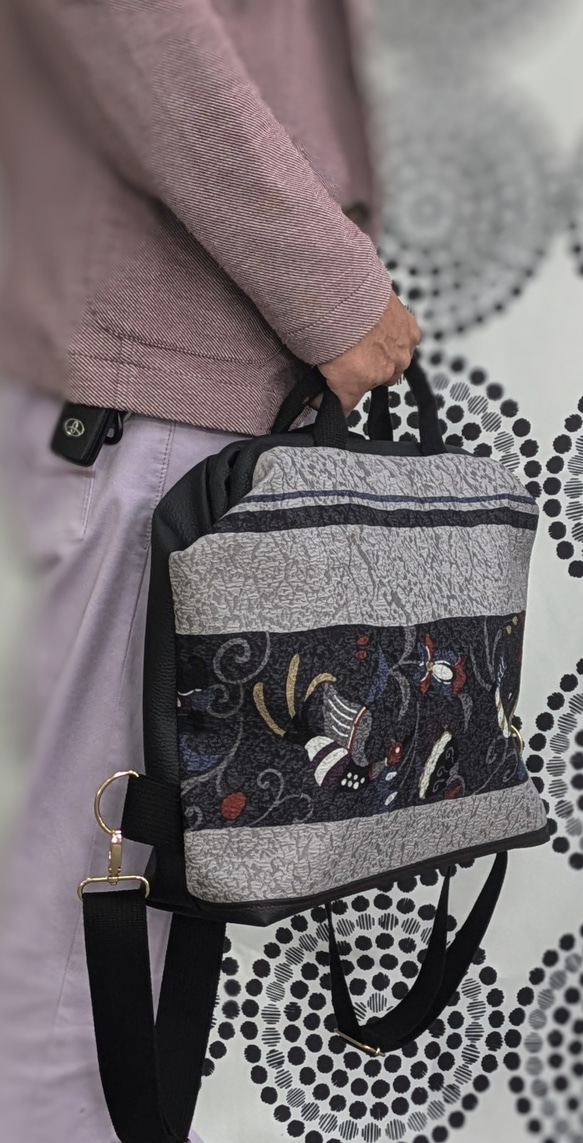 『オビカラ』BAG　”斬新”シリーズ　　送料無料　　着物リメイク 