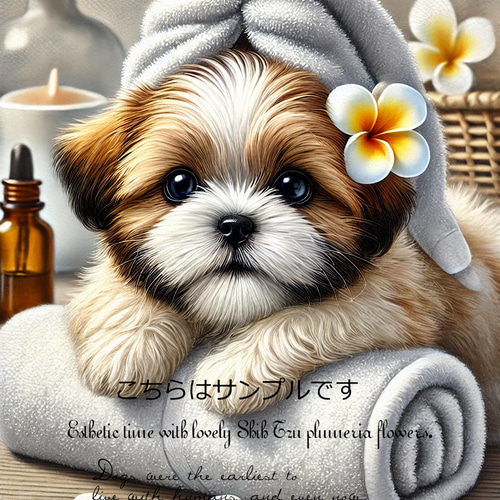 オーダーページ パネル スイーツ シーズー 10/9 パネル生地シーズー