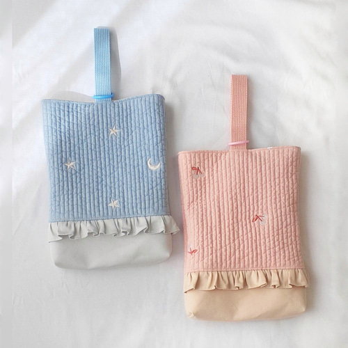 再販】ピンクチェリーヌビレッスンバッグ&上履き入れ #イブル#入園入学