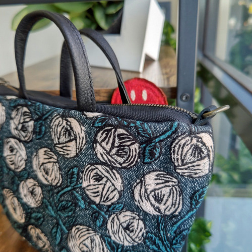 ミナペルホネンminaperhonen/Rosyロージィーブルーグリーンミニ