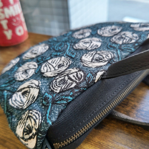 ミナペルホネンminaperhonen/Rosyロージィーブルーグリーンミニ