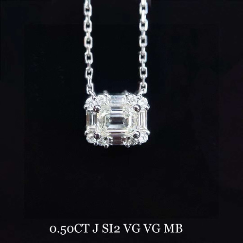 GIA鑑定書付き K18 天然ダイヤモンド ネックレス 0.5ct GIA鑑定書付き K18 天然ダイヤモンド ネックレス 0.5ct