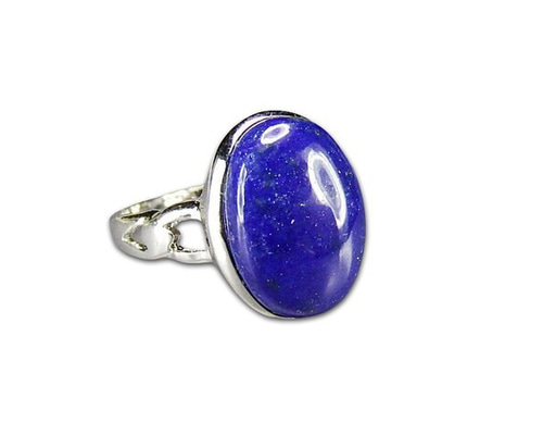 ラピスラズリです。 良質4A天然石ラピスラズリ大粒指輪リング約12号天空の破片901-508RZa