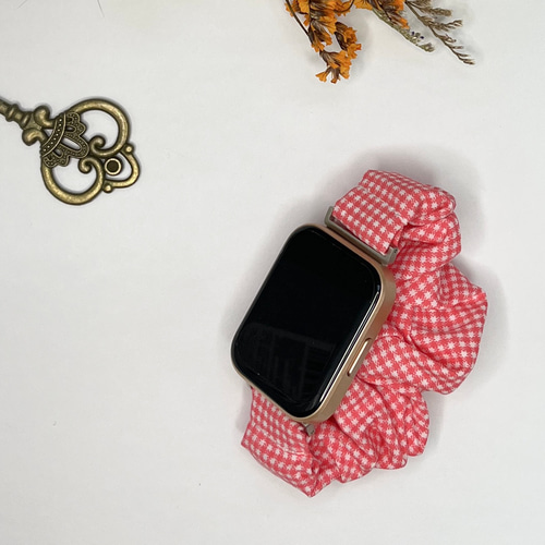 シルクストーンSEベルト 楽ちんシュシュベルト スマートウォッチ シュシュバンド 時計ベルト