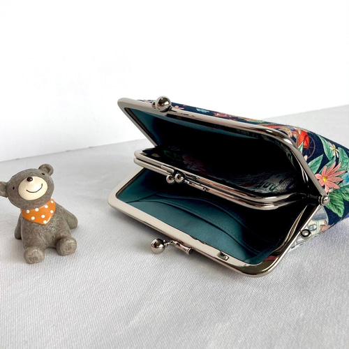 受注製作】親子がま口財布＊デコレーションパーク その他ミニ