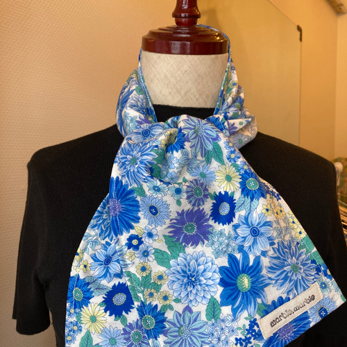 ダブルガーゼ(4重) ボタニカル はな 花 フラワー 首から巻くガーゼ