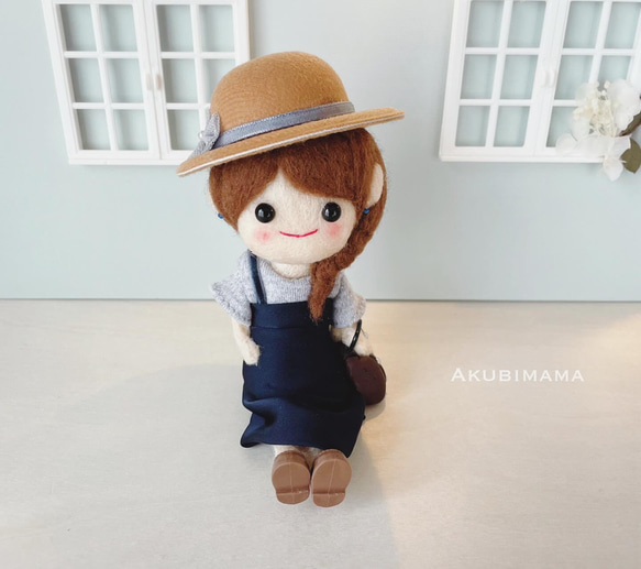 受注製作】SNSやアイコンにもおすすめ☆手のひらサイズの女の子人形