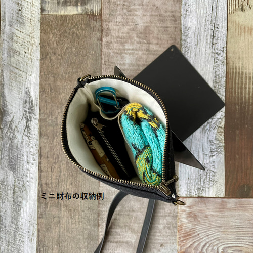 10色☆帆布 サコッシュ(M) iPad mini 長財布 ショルダーバッグ スマホ