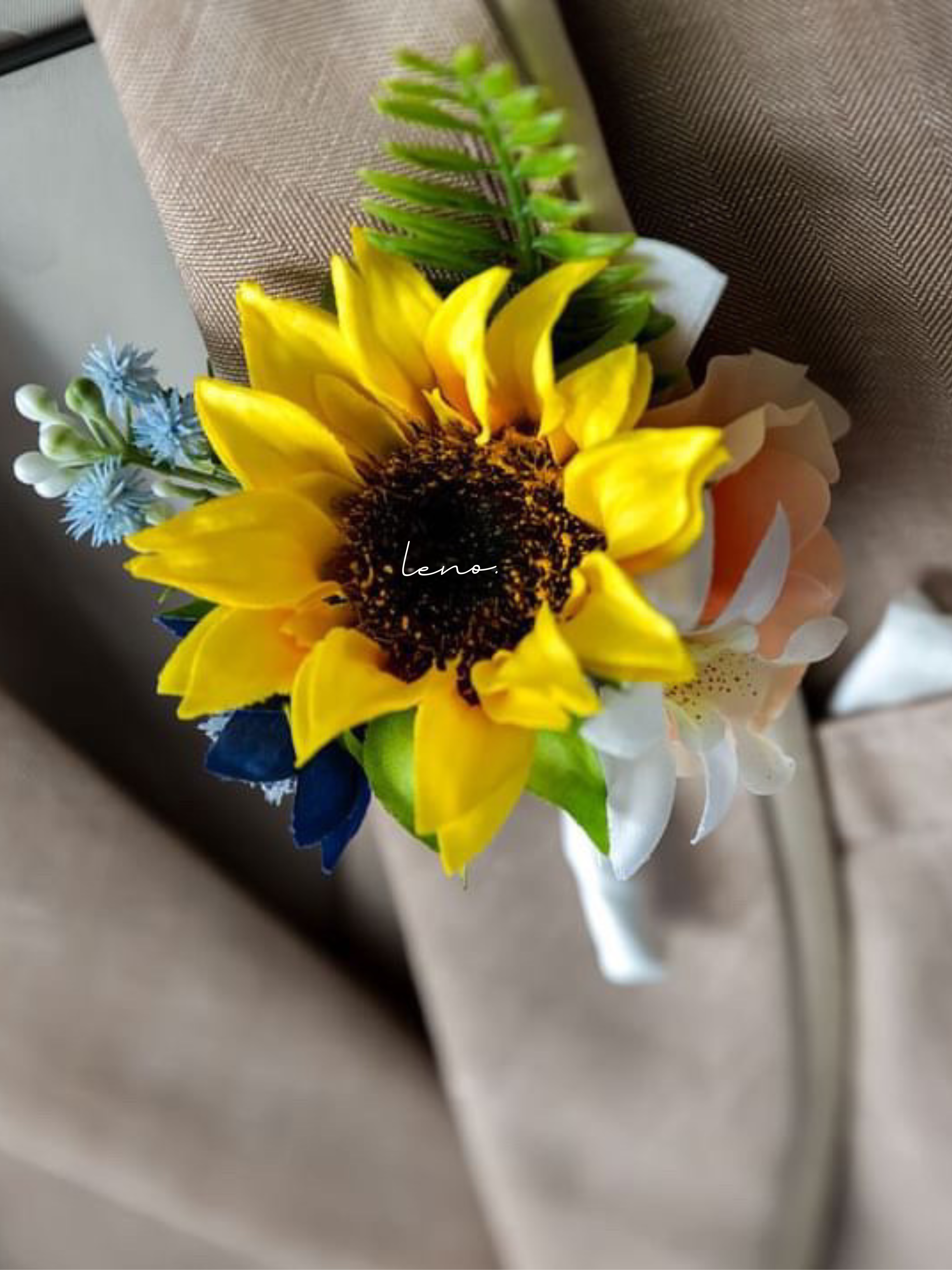 【新品】アーティフィシャルフラワー＊ウェディングブーケ/ブートニア/ヘッドパーツ ブーケ & ブートニア／アーティフィシャルフラワー 結婚式 – 花