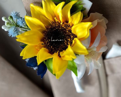 受注生産】ブートニア・コサージュ単品 ウェディングブーケ アーティ