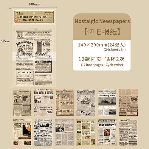 sale!送料無料【P320コラージュ素材】海外紙モノ 英字 ジャンク