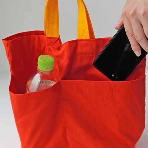 手持ち】刺繍 マチ付きトートバッグ トートバッグ UPPER TREE FACTORY