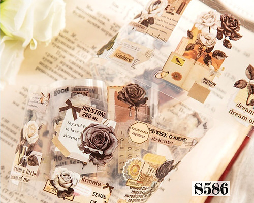 毒きのこアルバムスクラップ、ジャンクジャーナル、おすそ分け素材No