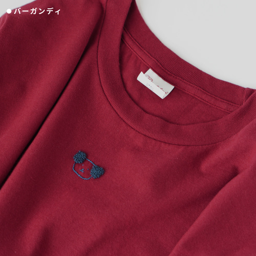 ボンポワン ♡ チェリー刺繍入りTシャツ 14A 【新品】 ボンポワン ♡ チェリー刺繍入りTシャツ 14A 【新品】