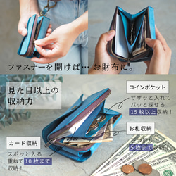 【受注制作】スマートキーとお家の鍵、財布をひとつに！All in One キーケース｜全５色 6枚目の画像
